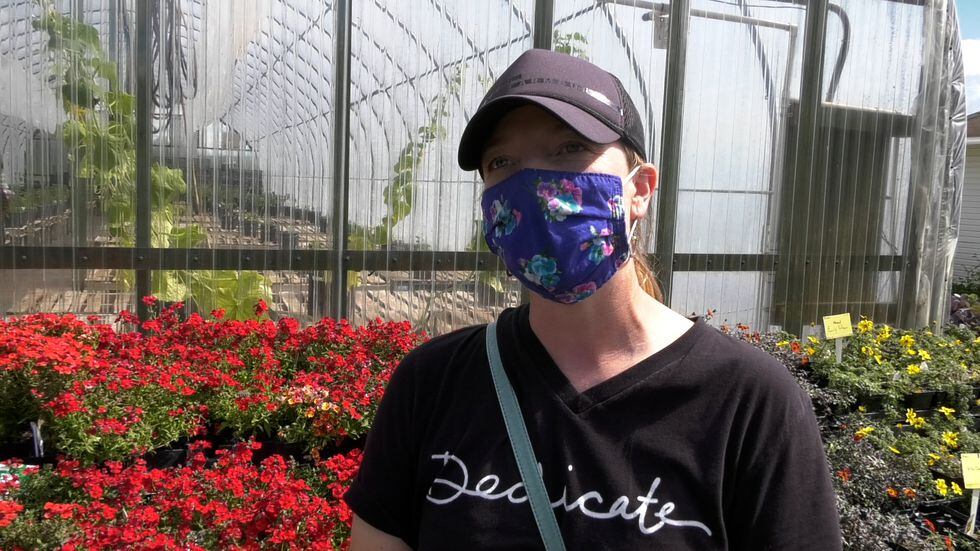 Becca Russell is a Fairbanks gardener who is buying more plants to expand her garden.