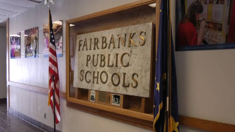 Picture taken inside the Fairbanks North Star Borough School District building