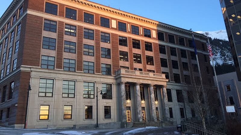 A view of the Alaska State Capitol building in Juneau.