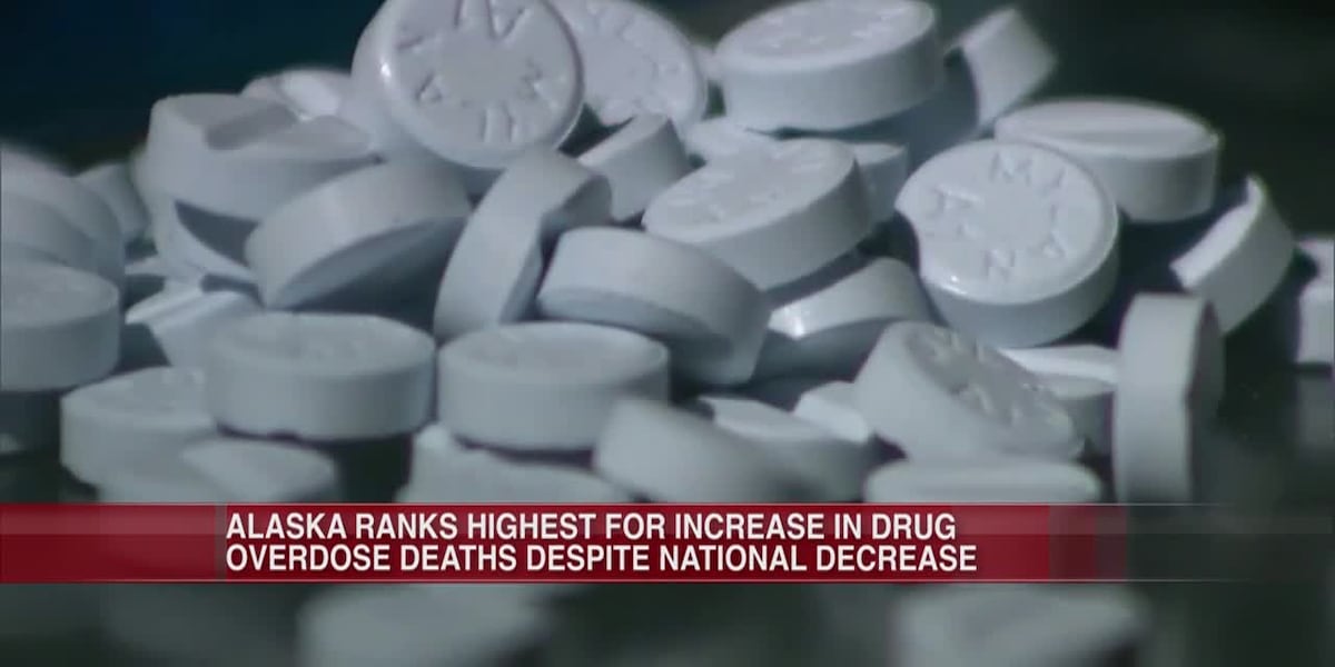 New data shows increase in overdose deaths for 2023 in Alaska New data shows increase in overdose deaths for 2023 in Alaska