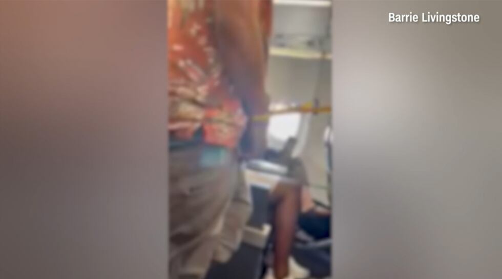 The man was detained during the flight after the apparent attack on a flight attendant on...