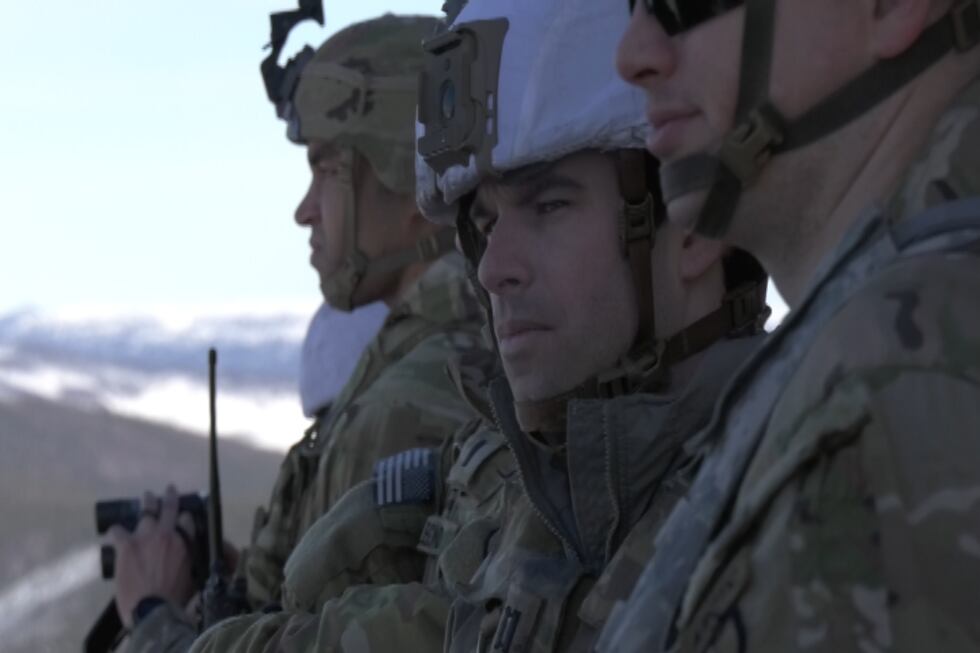 Soldiers watching over action during the Joint Pacific Multinational Readiness Center 22-02...