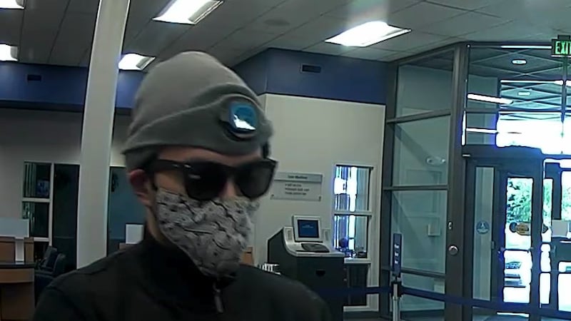 FBI seeks information regarding a bank robbery in Anchorage on Tuesday, Sept. 19